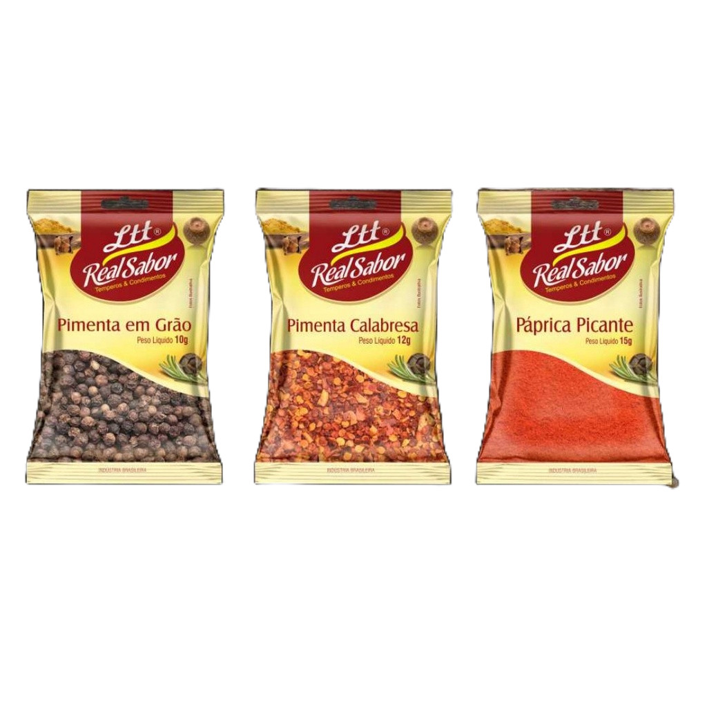 Kit 24 Temperos LTT Alimentos Linha Premium Real Sabor Mais Temperos em Oferta na Shopee