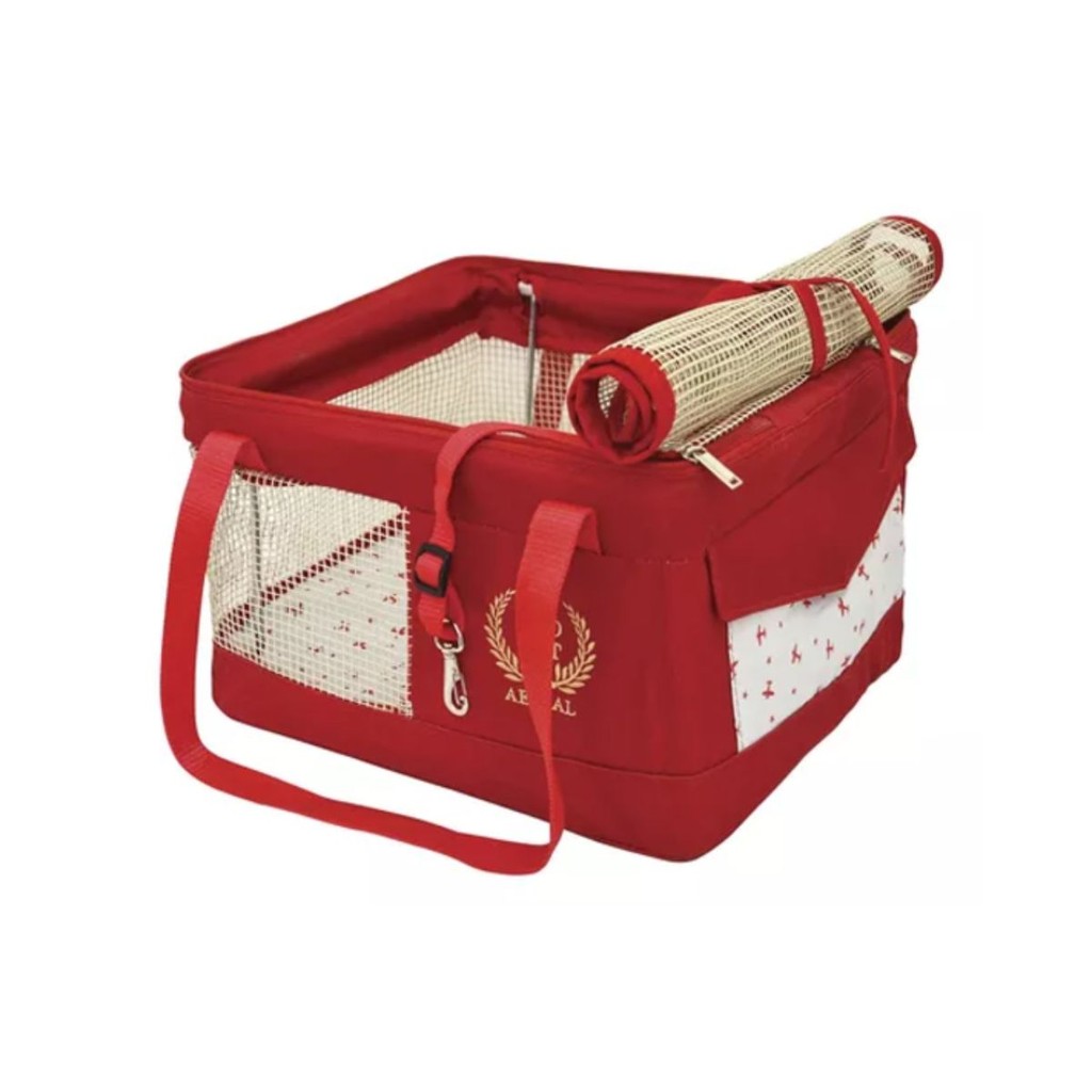 Bolsa Transporte Aéreo Vermelha São Pet 40X28X25 CM Latam em Oferta na Shopee