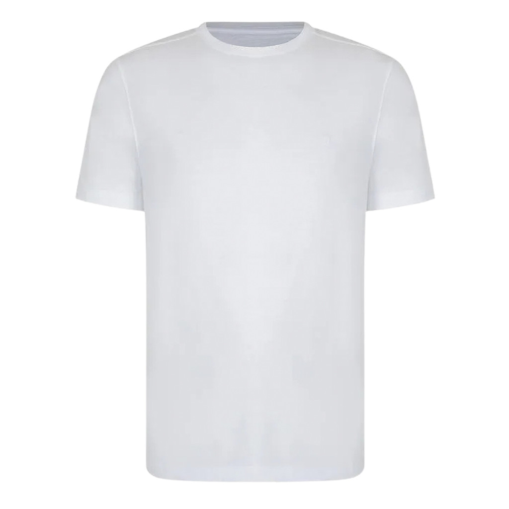Camiseta Branca Masculina Individual Básica