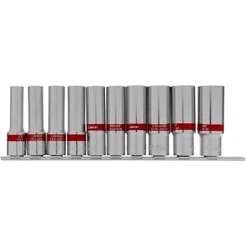 Jogo de Soquete Encaixe 1/2 POL 10-22MM Sextavado com 10 Peças 135909 MTX