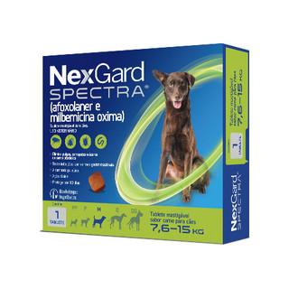 NEXGARD SPECTRA 7,6KG A 15KG - 1 TABLETE em Oferta na Shopee