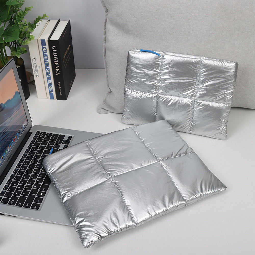 Capa protetora magnética espessada prateada dedicada para laptop Bolsa mensageiro de um ombro para laptop de 13.3 polega