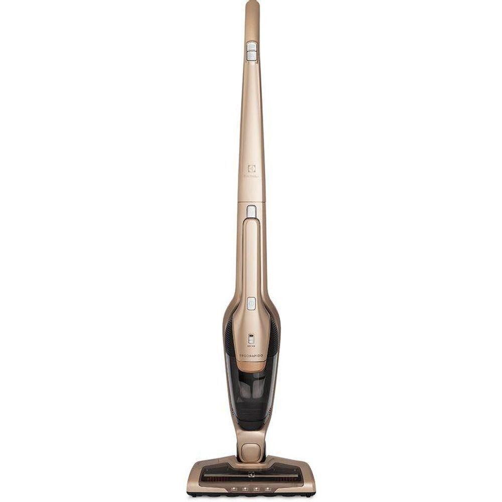 Aspirador De Pó Vertical Electrolux Ergorapido 2 Em 1dourado Bocal Pet (erg26) 60ml - Bivolt