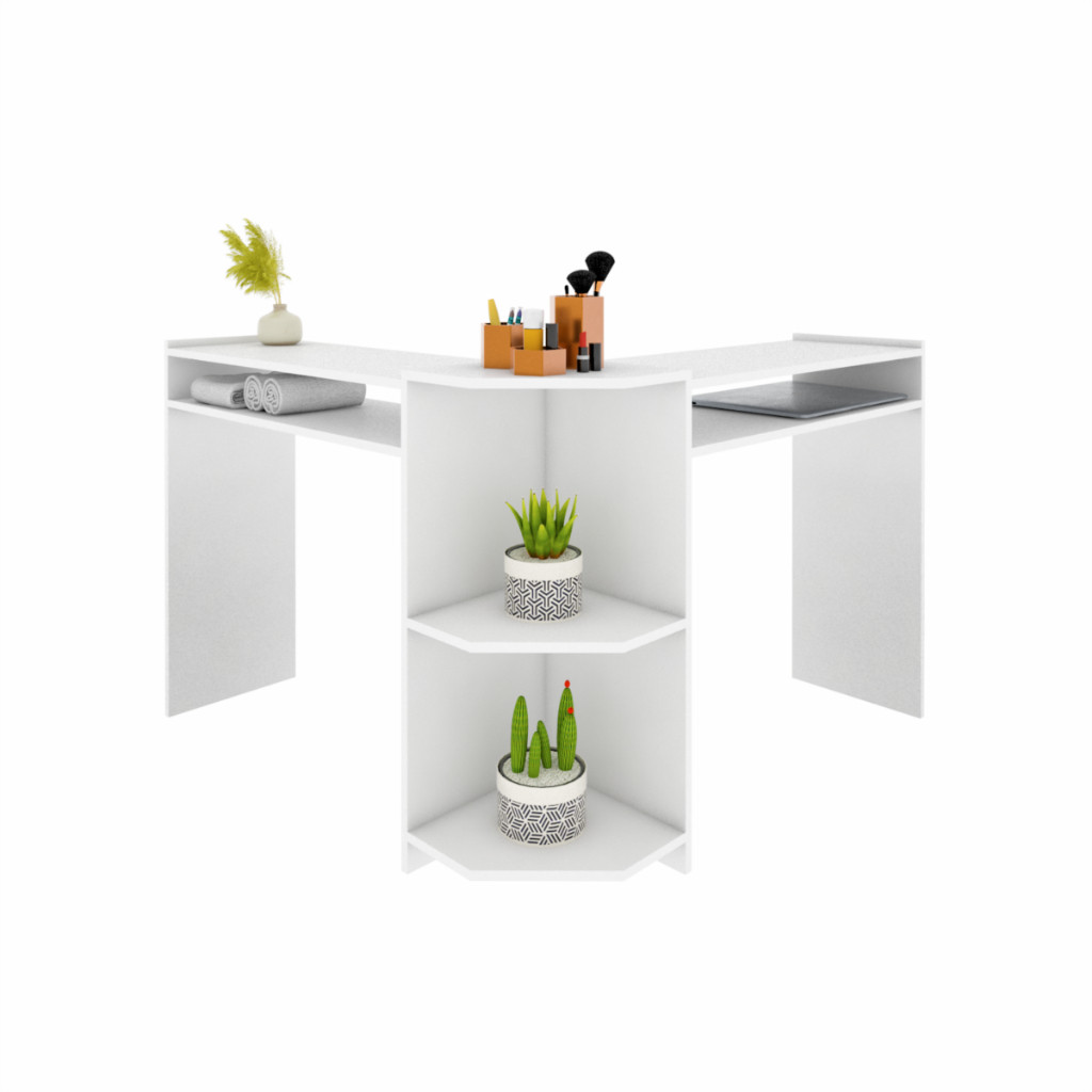 Mesa Manicure L Para Salao Cabelereiro Beleza Super Oferta