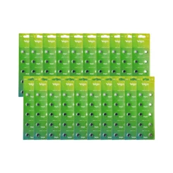 Kit 200 Baterias Pilhas Alcalina Lr621 1,5v 20 Cartela Elgin