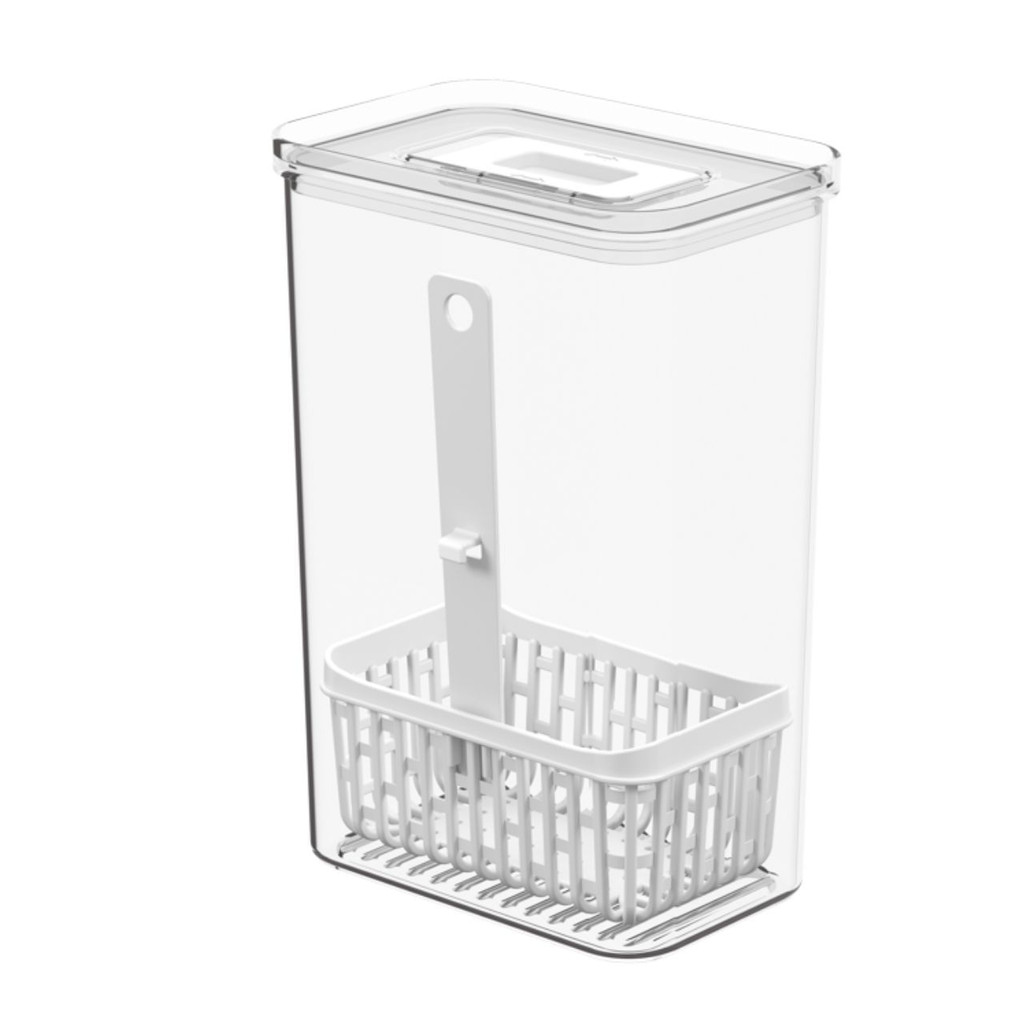 Organizador para Temperos Frescos 2,3L, Cor Cristal, linha Dry Coza em Oferta na Shopee