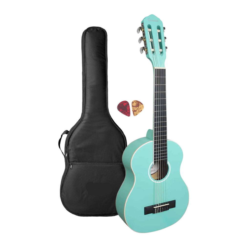 Violao infantil 1/2 Giannini Azul Turquesa Acetinado + Capa