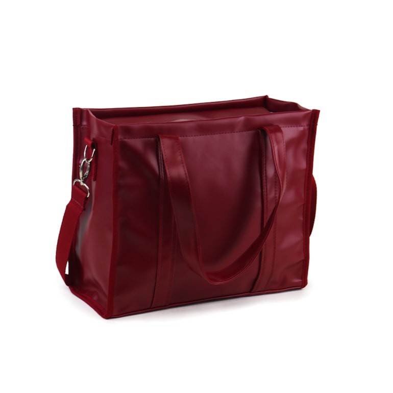 Bolsa Tote Pro Midi com Alça Vermelho Cereja em Oferta na Shopee