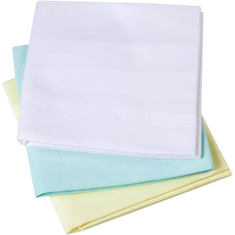 Kit Cueiro Papi Karinho Flanelado Liso Neutro – 3 Peças 100cm x 80cm