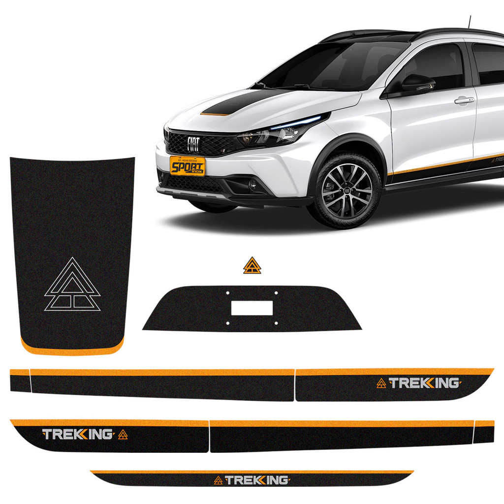 Adesivos Argo Trekking 2023 Faixa Lateral Capo E Traseira em Oferta na Shopee