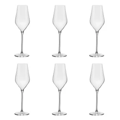 Jogo de 6 Taças de Cristal Espumante 310ml Classic Dandy