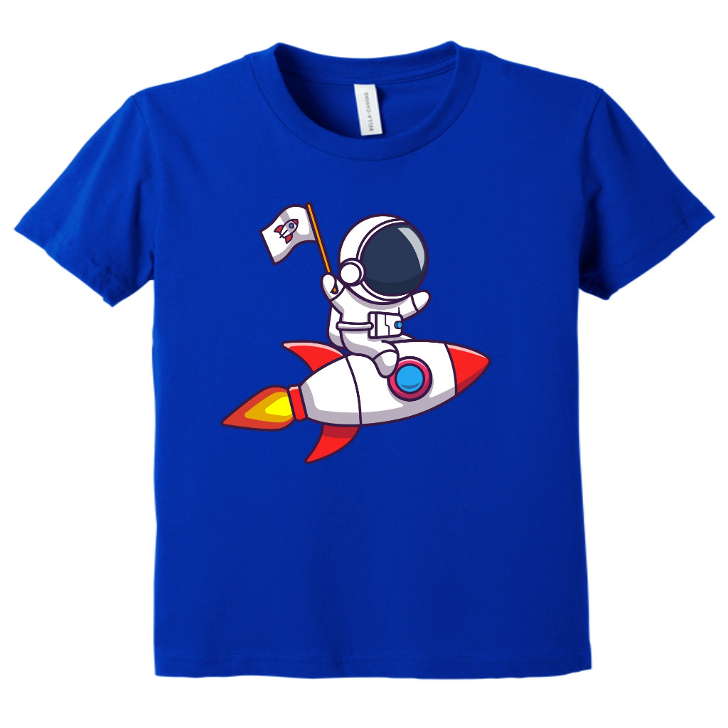 Camiseta camisa blusa Infantil Astronauta masculina feminina unissex em Oferta na Shopee