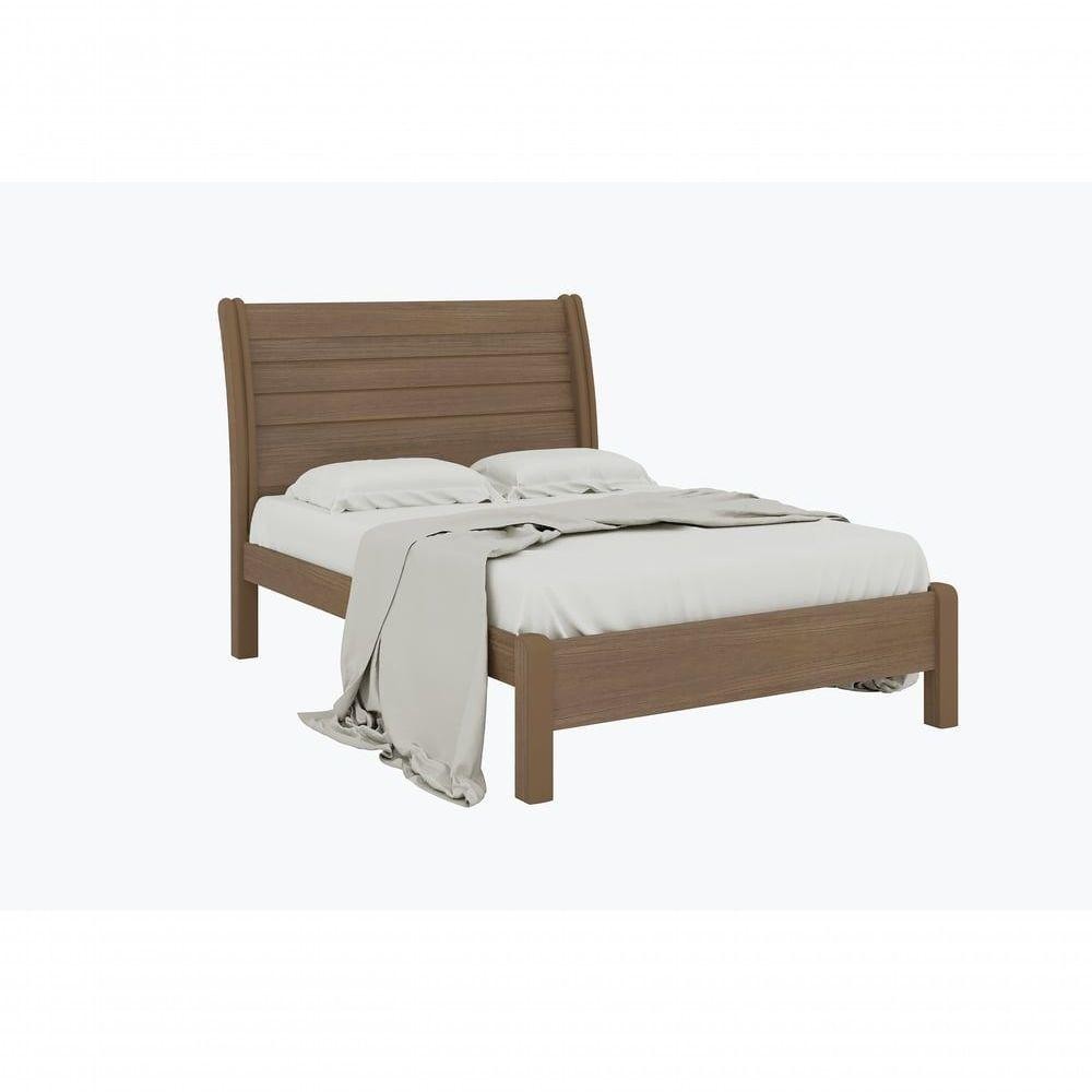 Cama De Casal Queen Esmeralda Plus - D' Doro Castanho em Oferta na Shopee