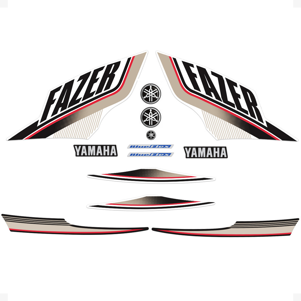 Adesivos Compativel Yamaha Fazer 250 Flex 2015 Moto Branca em Oferta na Shopee