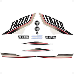 Adesivos Compativel Yamaha Fazer 250 Flex 2015 Moto Branca