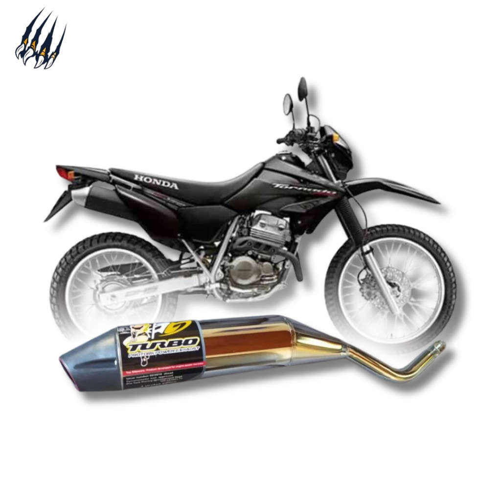 Ponteira Pro Tork Turbo Honda XR 250 Tornado 2001 2002 2003 2004 2005 2006 2007 2008 Aço Cromado