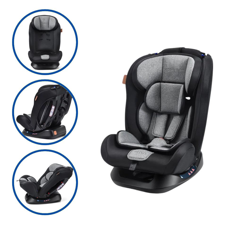 Cadeira Infantil Carro Bebê Auto Reclinável Infantil 0-36 Kg Cadeirinha Segurança MultiKids Baby