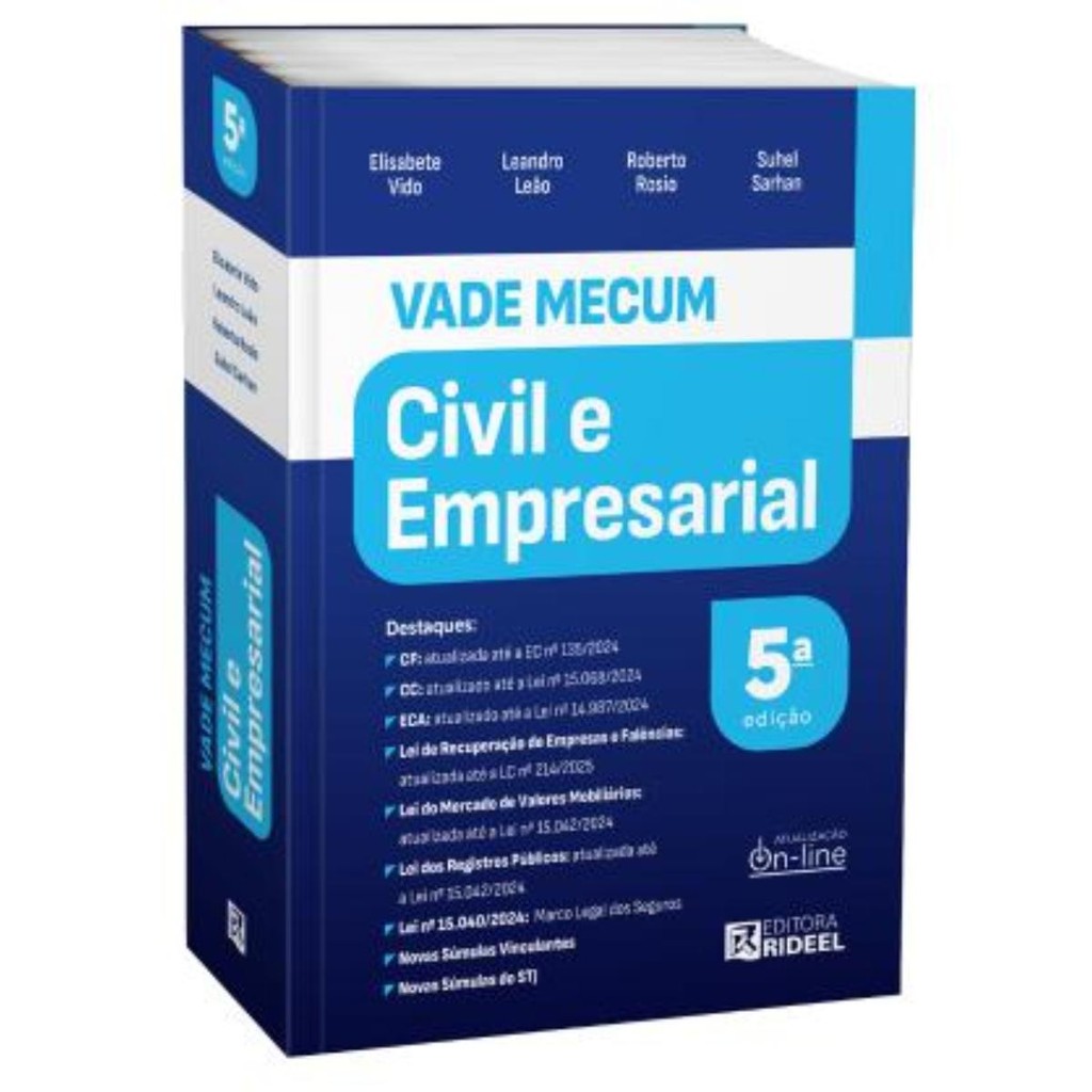 Vade Mecum Civil e Empresarial - 43º Exame da Ordem - 2025 - Books & Magazines