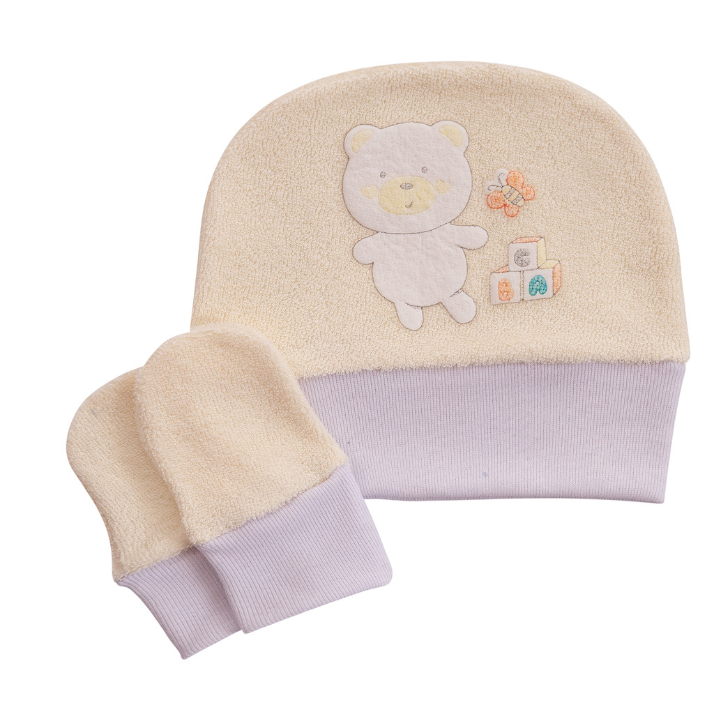 Kit Touca e Luvas de Plush Bublim