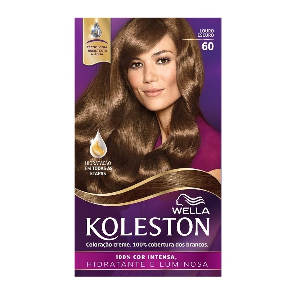 Tintura Koleston 60 Louro Escuro 55g - Beauty