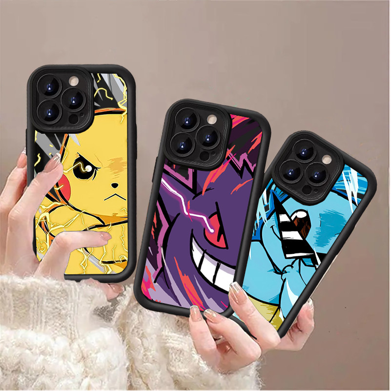 Invólucro Para Samsung Galaxy A55 A15 A54 A14 A35 A12 A05 A34 A71 A52 A03 A32 Anime Dos Desenhos Animados Pokémon Pikach