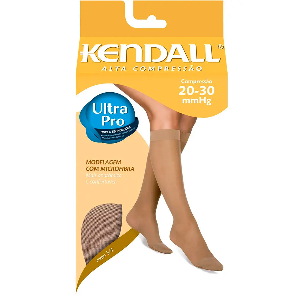Meia Kendall 1502 Alta Compressão - 3/4 em Oferta na Shopee