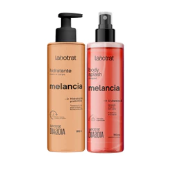 Kit Hidratante e Body Splash Corpo Rosto Melancia Labotrat