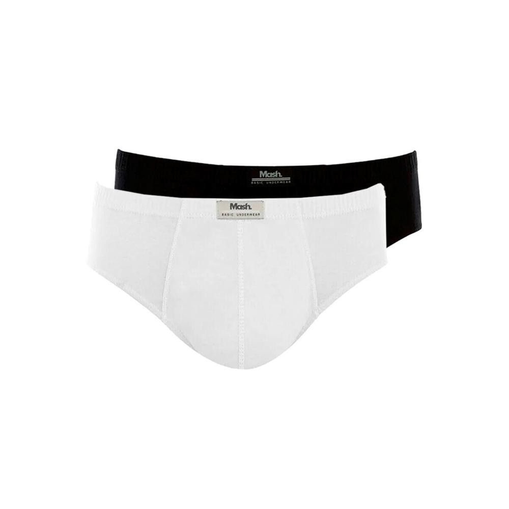 Kit com 2 Cuecas Slip Mash 074.59 Plus Size Colorido em Oferta na Shopee