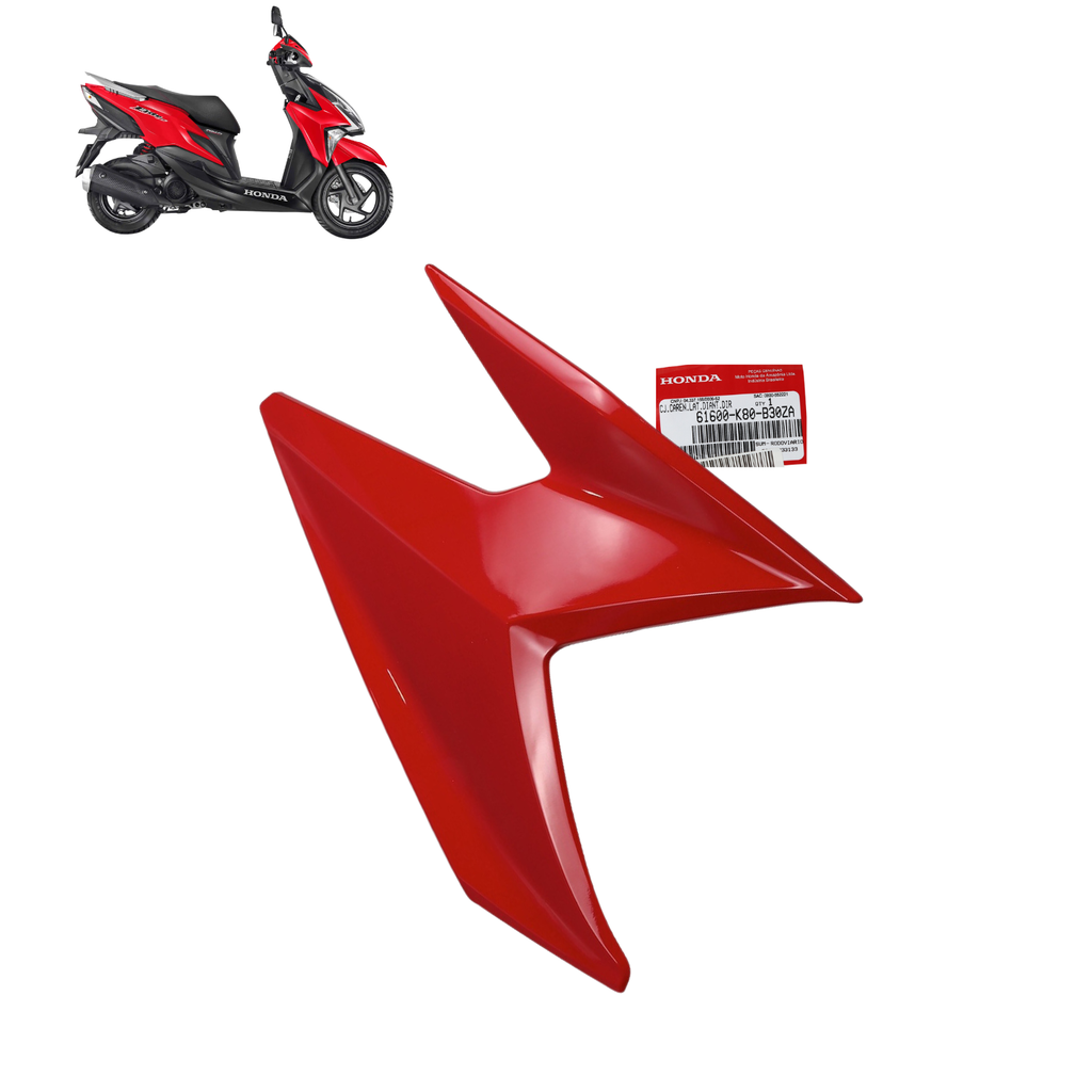 Carenagem Farol Direito Elite 125 2019 a 2024 Vermelho Original Honda - Motorcycles
