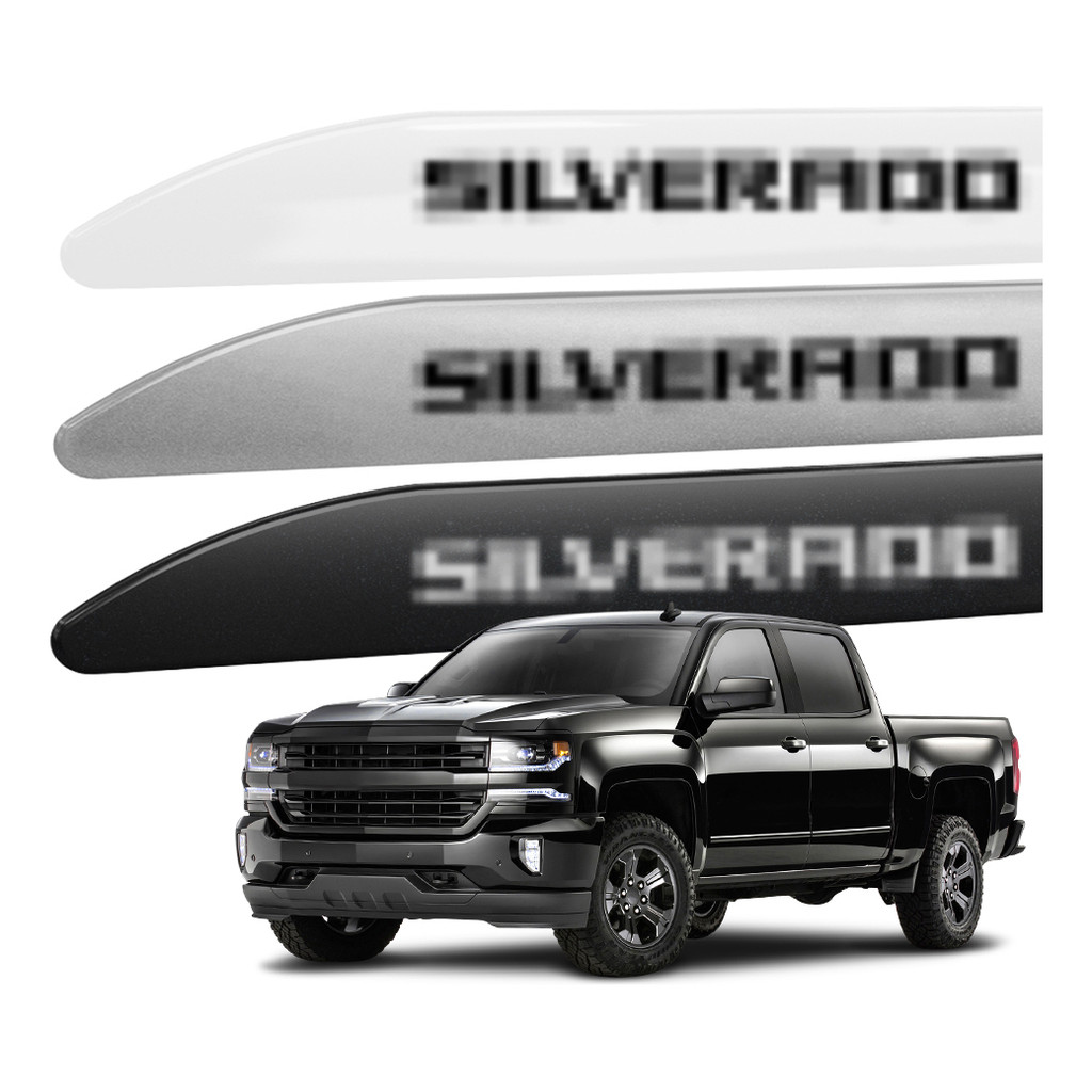 Jogo Friso Lateral Para Nova Silverado 2024 Proteção Portas