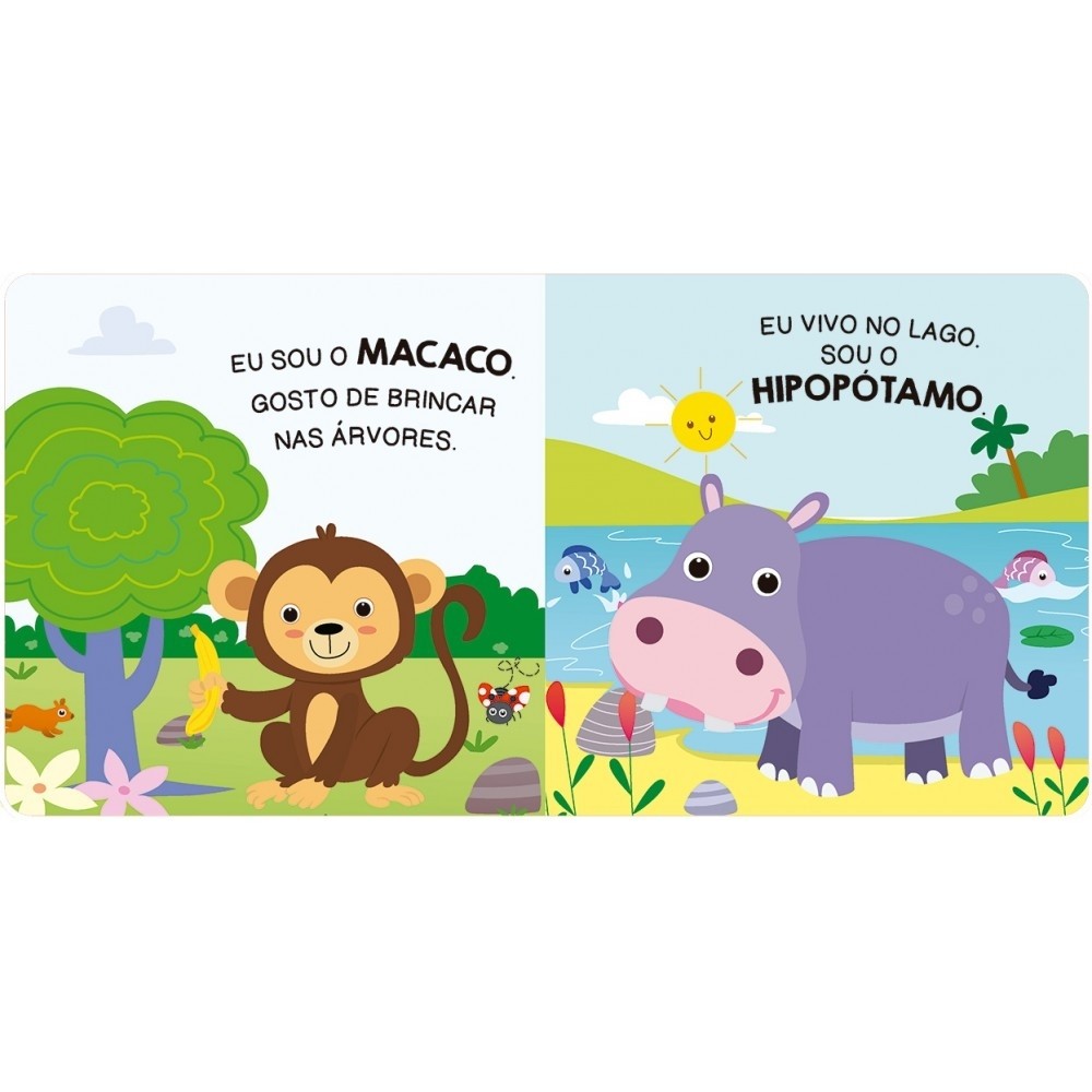 Livro Banho Animais da selva · foto 2
