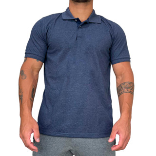 Camiseta Polo Manga Curta Slim Malha Piquet Casual Confortável Ogochi em Oferta na Shopee