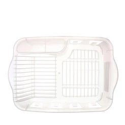 Escorredor de Louça Plástico Grande Transparente Sanremo