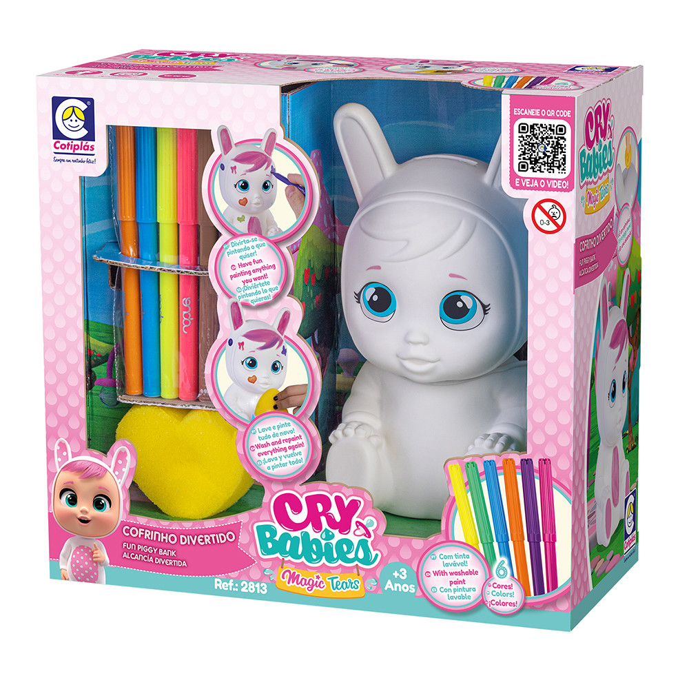 Brinquedo Cofrinho Divertido Cry Babies Magic Tears em Oferta na Shopee