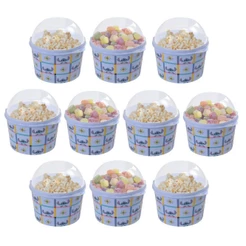 Kit 10 Potes Stitch Porta Mix Lembrancinha Festa Plasútil