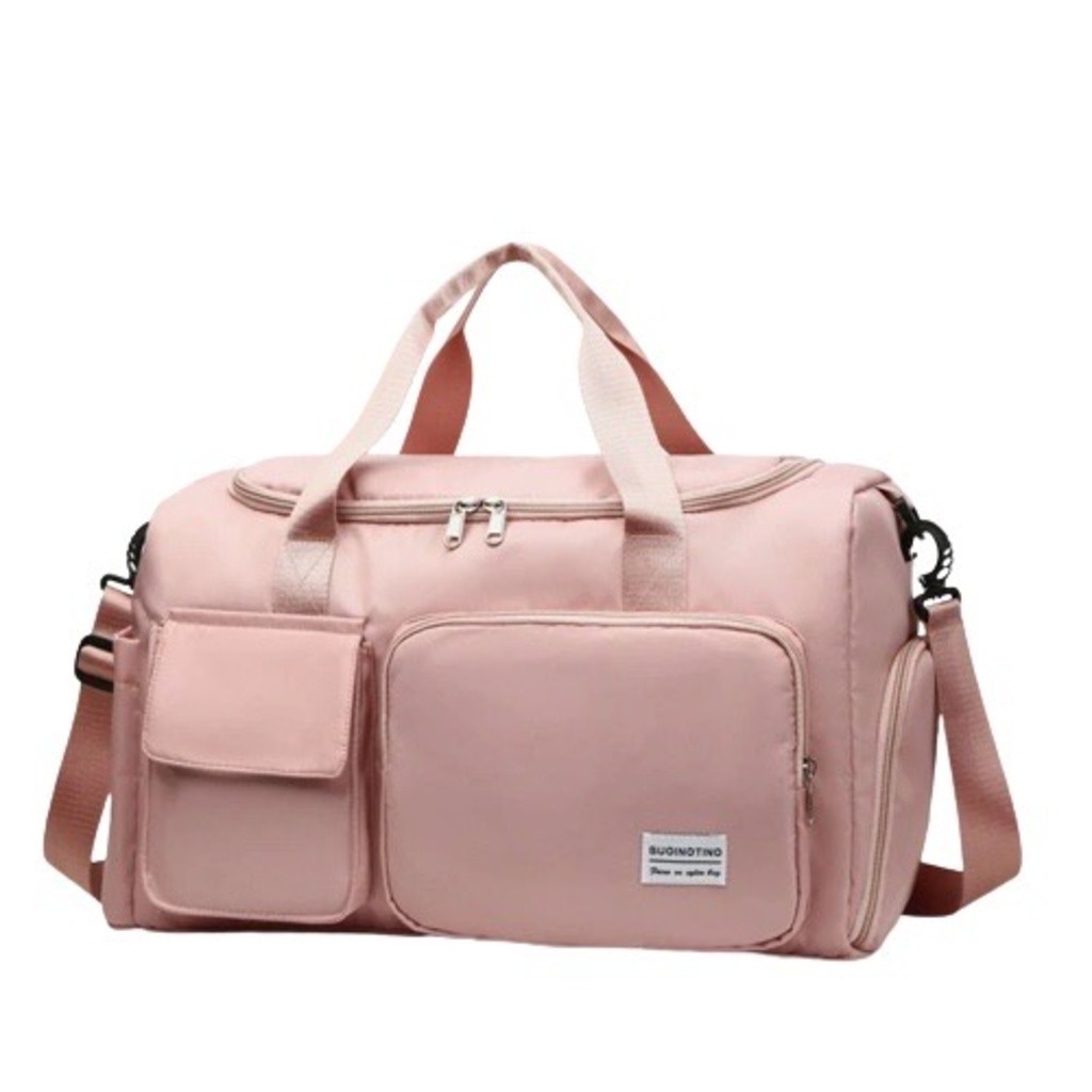 Bolsa Feminina Blogueira Mala Esportiva Treino Academia  Resistente Agua Femilino