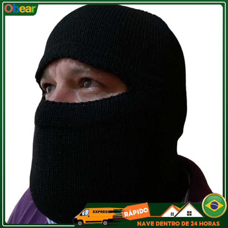 Balaclava Touca Ninja Gorro de Lã para Proteção ao frio Moto touca motoqueiro