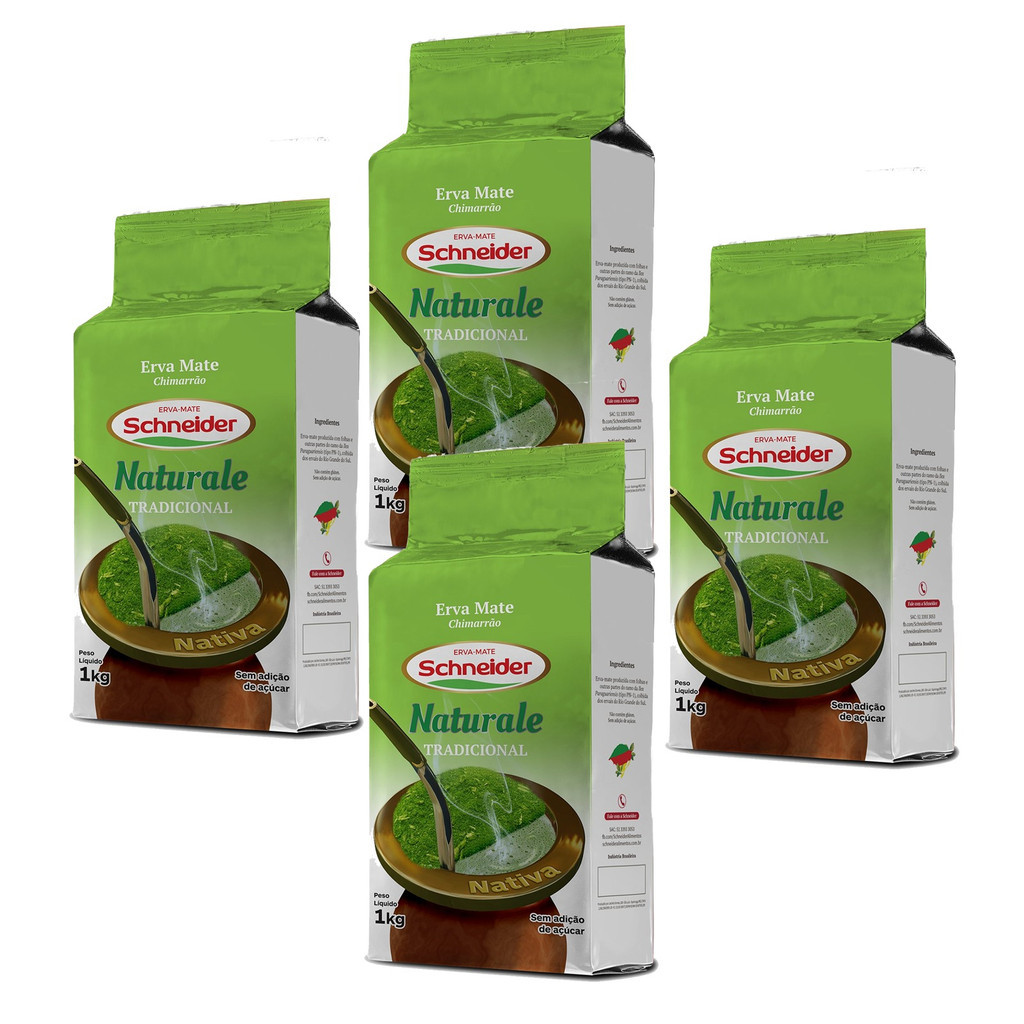 Erva mate naturale Schneider 4 kg