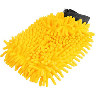 Luva para Limpeza Automotiva de Microfibra Multiuso Amarela Vonder - 6364025180 em Oferta na Shopee