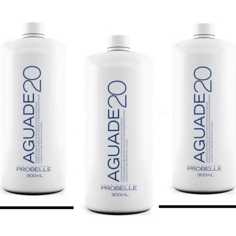 KIT 3 ÁGUAS OXIGENADA 20V 900ML PROBELLE