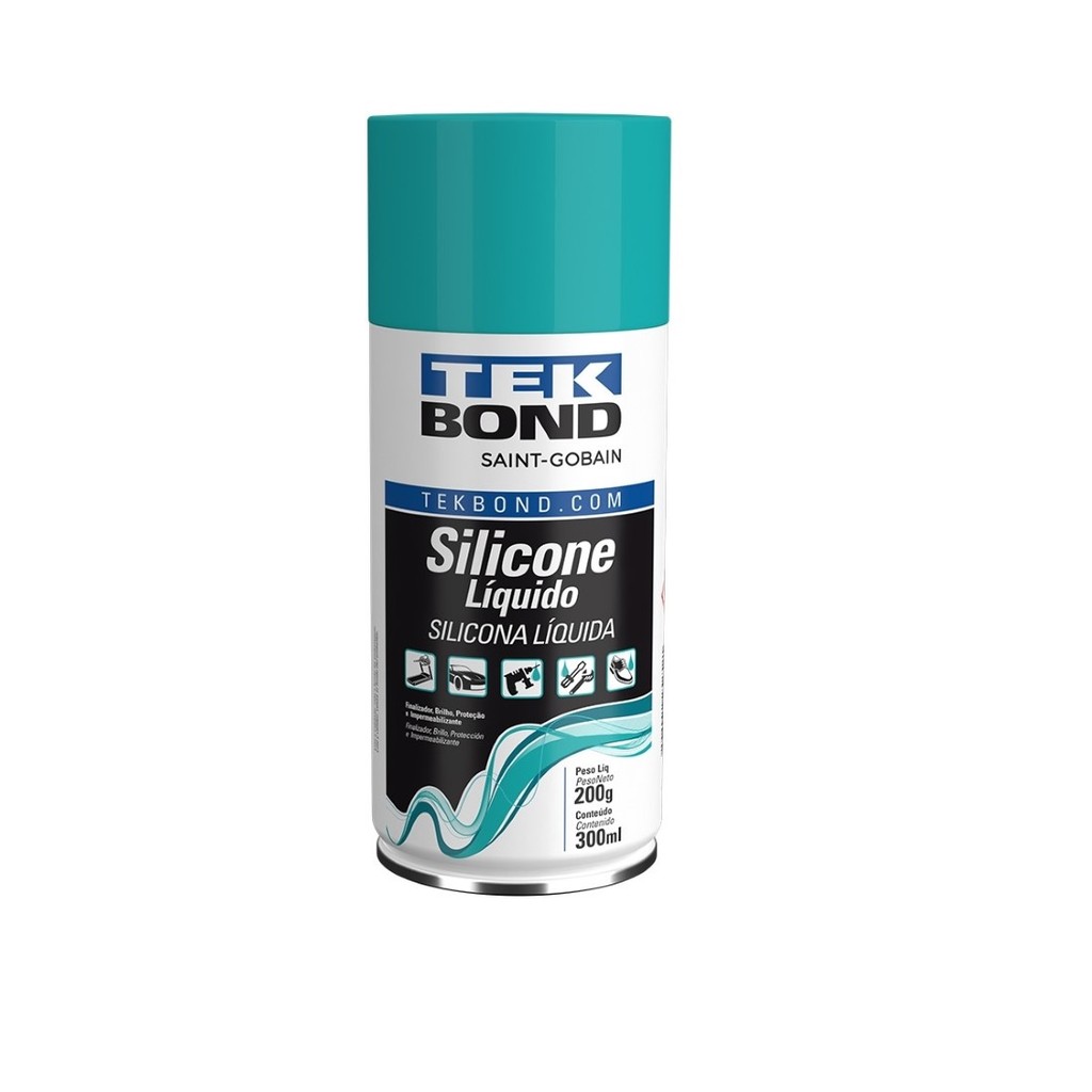 Tekspray Silicone Spray 300 Ml P/pneus, Consoles,paineis.. em Oferta na Shopee