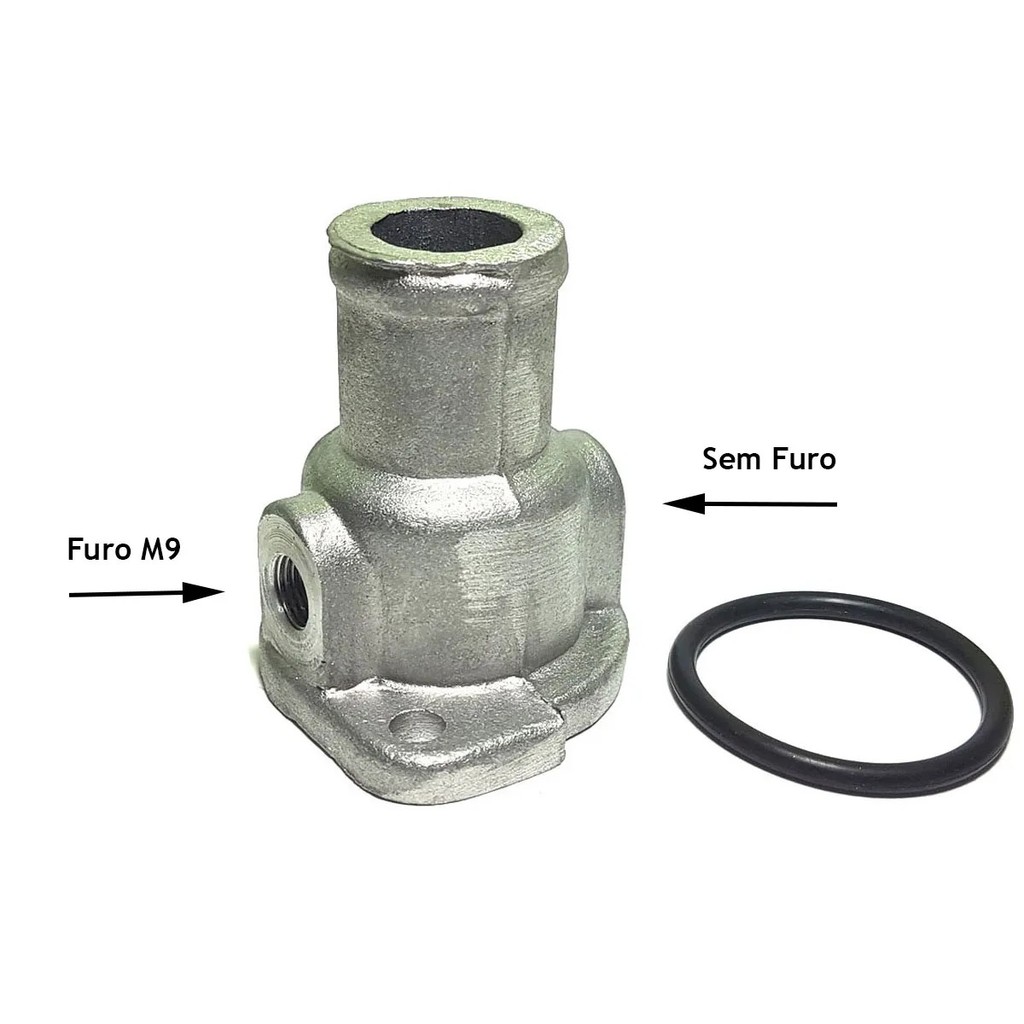 Tubo Flange Entrada Água Cabeçote Gol Parati Saveiro Voyage - Motor AP 2.0 16V - 1998 à 2000