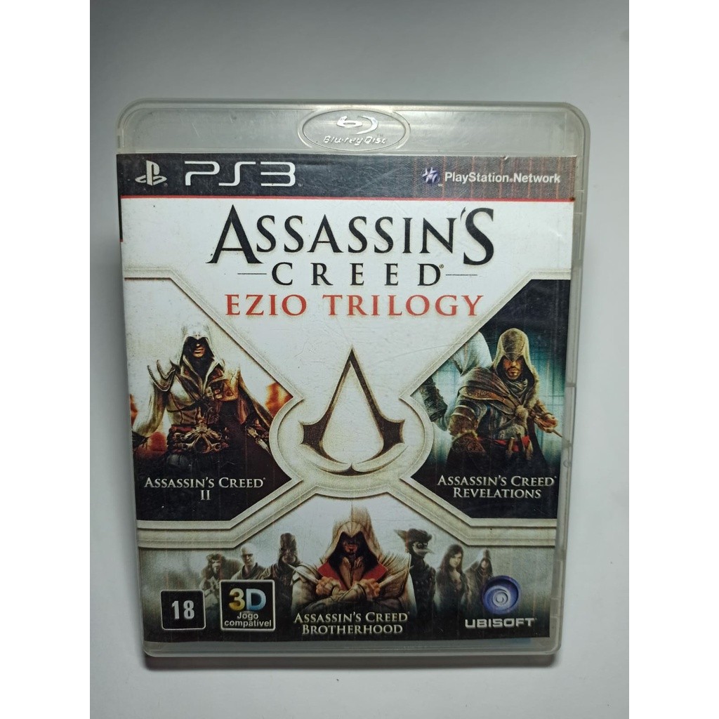 Assassins Creed Ezio Triology PS3 Mídia Física