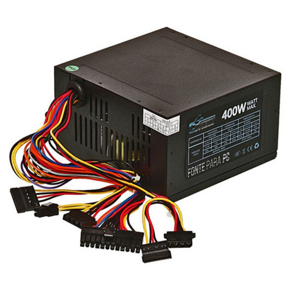 Fonte De Alimentação Para Pc Knup Cowboy Kp-532 400w Preta 127/220v