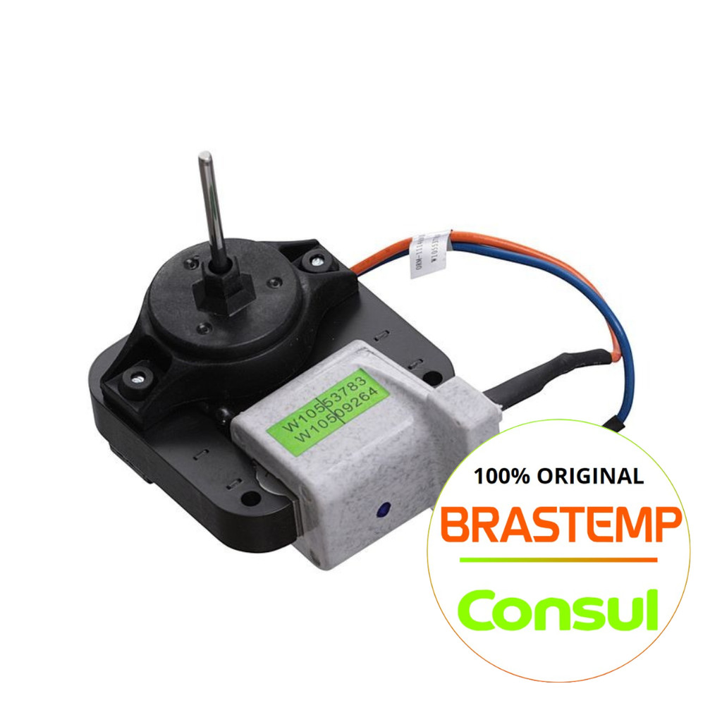 MOTOR VENTILADOR PARA GELADEIRA BRASTEMP/CONSUL ORIGINAL -  BVG24D - BRE43A - BRE49BB (127V)