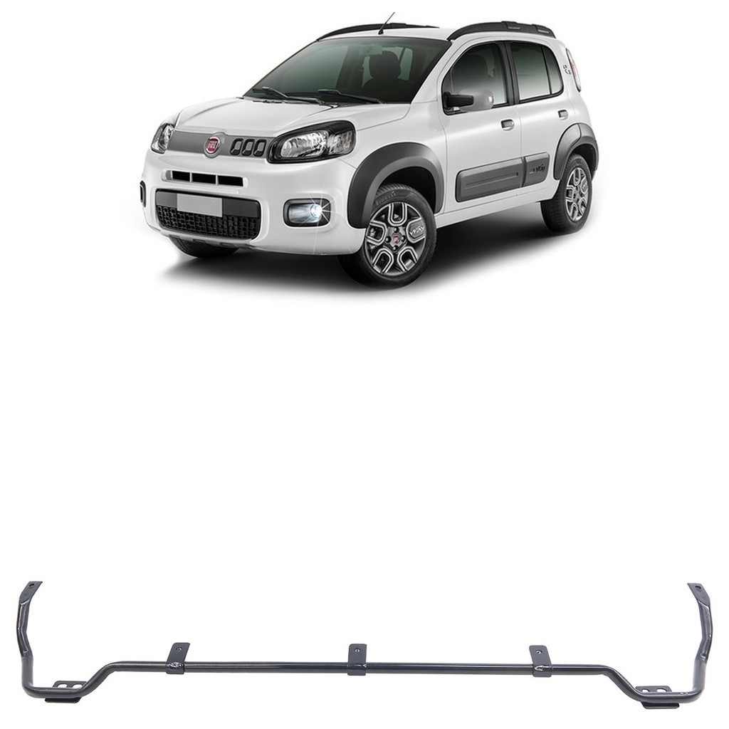 Travessa Radiador Parachoque Dianteiro Uno Way 2015 Preto