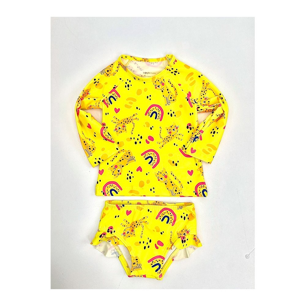 Conjunto Menina Oncinha Proteção UV - Kamylus em Oferta na Shopee