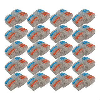Kit 20 Conector Emenda Isolante Derivação S/ Solda 2x4 Vias em Oferta na Shopee