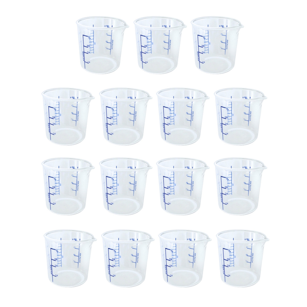 15 Copo Graduado 100ml Copo Medida Copinho Culinário