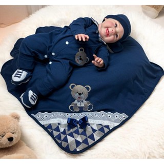 Saída Maternidade 7 Peças Para Bebê Modelo 2 em 1 em Oferta na Shopee